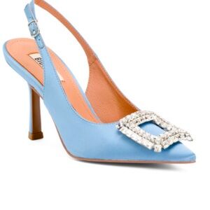 BIBI LOU Azul Buckle
Embellished Slingback Heels new with box size 39-8/5.